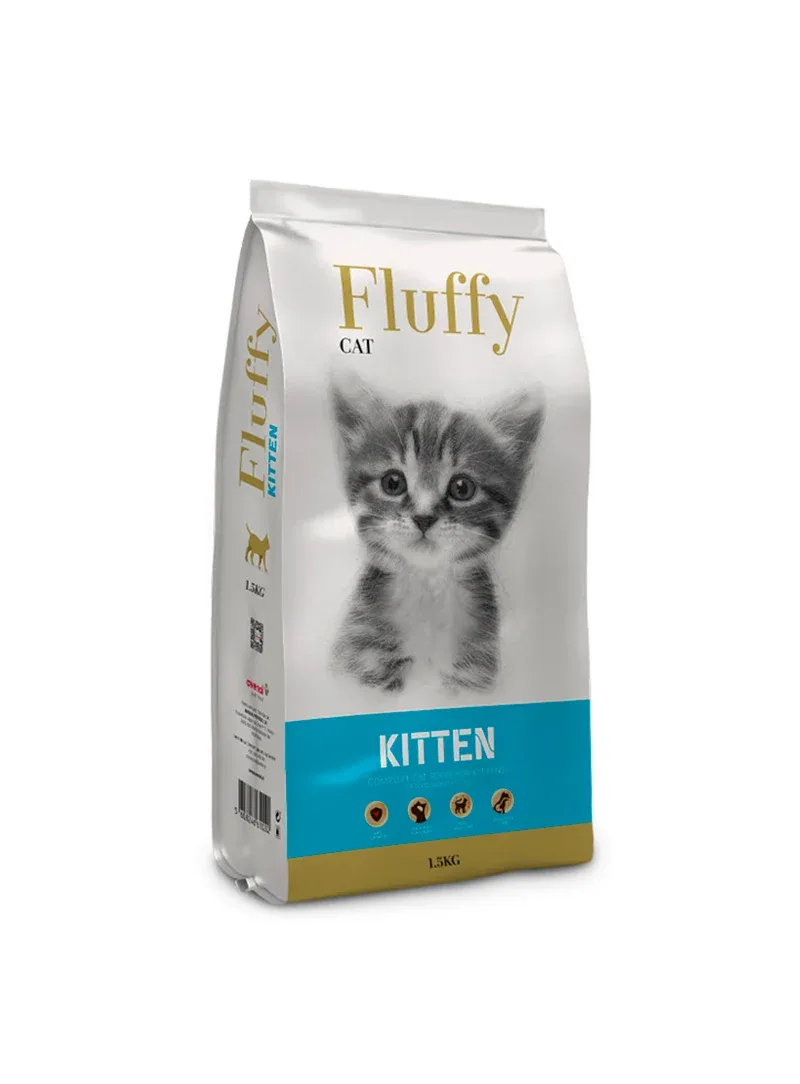 Fluffy Cat Kitten – Alimento seco para gatinhos