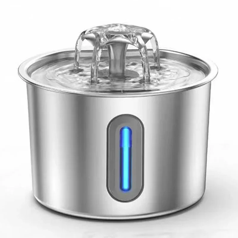 Fonte de Água Automática em Aço Inoxidável — Gato