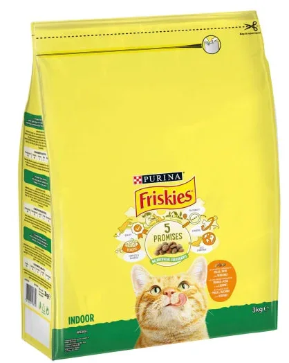 Friskies Gato Interior 3Kg(4 Un.* 750 Grs)
