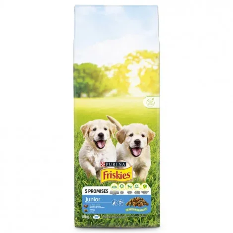 Friskies Junior – Ração seca para cachorro – Frango – Quantidade: 18 kg