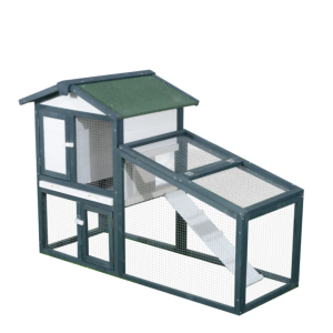Gaiola de madeira para coelhos 140 x 65 x 100 cm