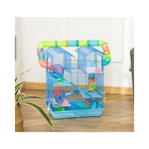 Gaiola para Hamster c/ 4 andares – Azul