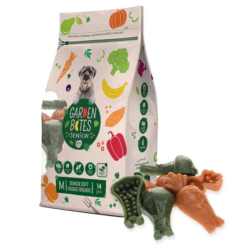 Garden Bites Senior Soft – Snacks Naturais para Cães Sénior (+7 anos)