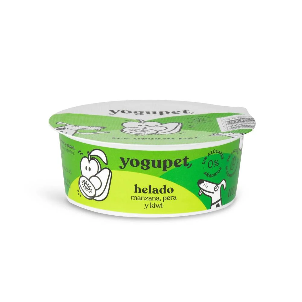 Gelado de maçã, pera e kiwi para cão e gato – Yogupet - Image 2