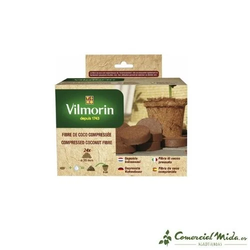 Germinação de Pastilhas de Coco Compactadas em Plantas VILMORIN - Image 2