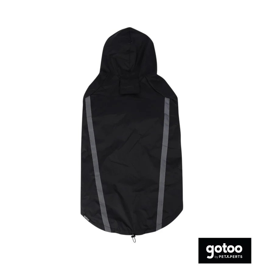 Gotoo Casaco Impermeável Refletor Preto para cães - Image 2