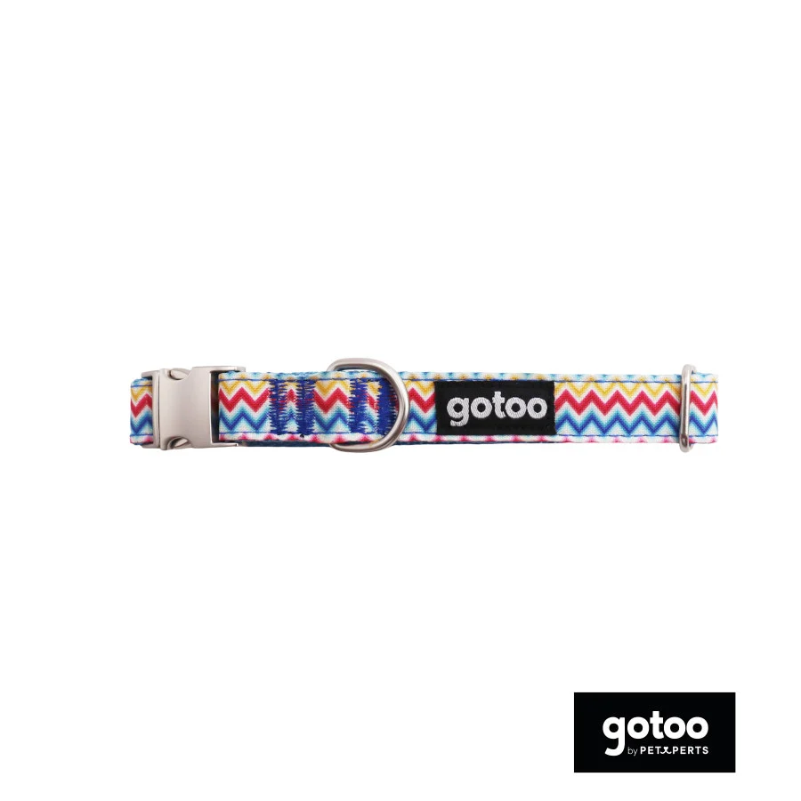 Gotoo Coleira estampada colorida para cães - Image 2