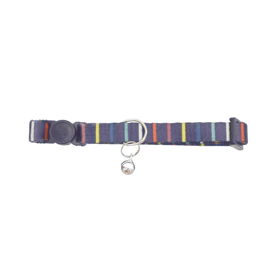 Gotoo Coleira nylon colorida para gatos