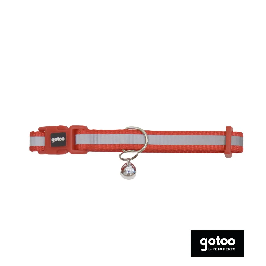 Gotoo Coleira nylon vermelha para gatos - Image 2