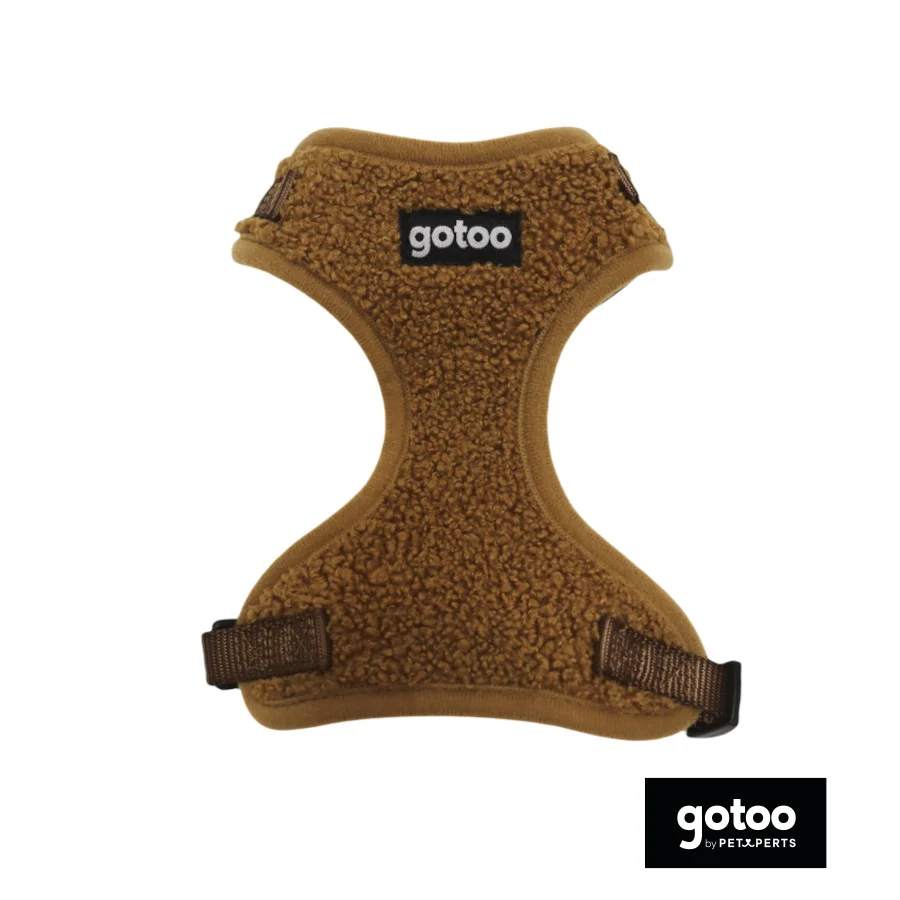 Gotoo Peitoral ajustável teddy castanho para cães - Image 2