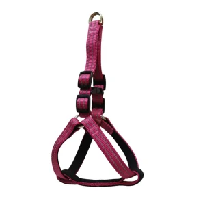 Gotoo Peitoral rosa de nylon reflexivo para cães
