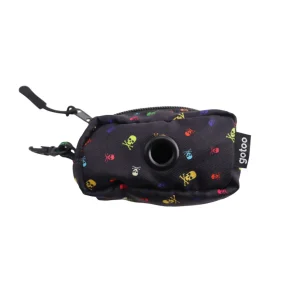 Gotoo Porta saco estampado cinza para cães