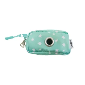 Gotoo Porta-sacos estampado verde para cachorros