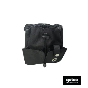 Gotoo Porta snacks preta para cães