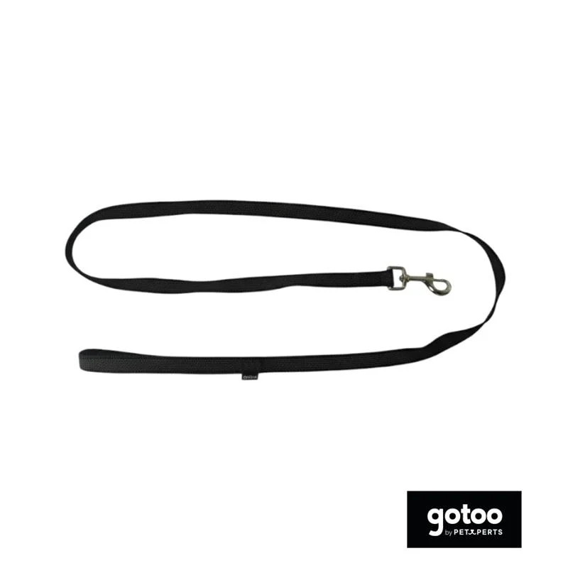 Gotoo Trela antiderrapante preta para cães - Image 2