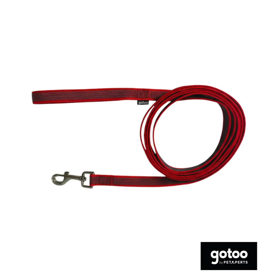 Gotoo Trela antiderrapante vermelha para cães - Image 2