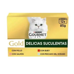 Gourmet Gold Delicias Suculentas Multipack de Paté Mistos para gatos