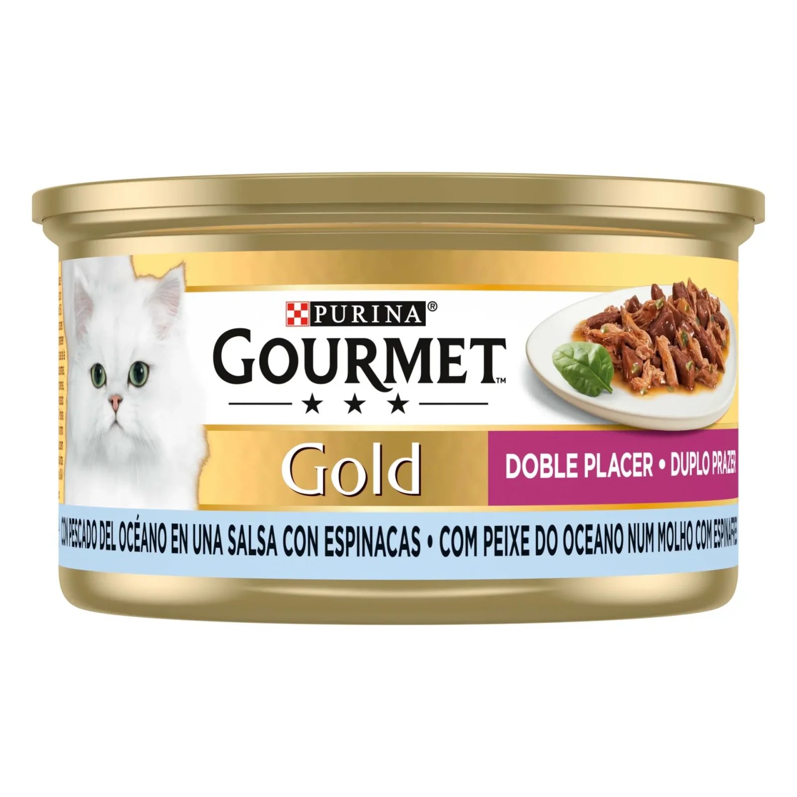 Gourmet GOLD DUPLO PRAZER PEIXE DO OCEANO – Alimento húmido para gatos