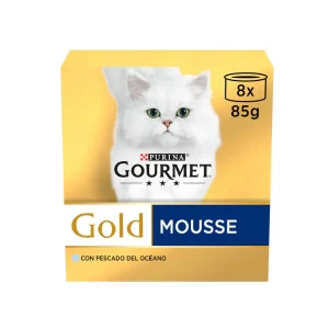 Gourmet Gold Mousse de Peixe do Oceano em lata para gatos