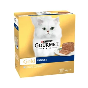 Gourmet Gold Mousse Peixe do Oceano 12 x 85gr