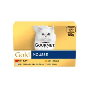 Gourmet Gold Mousse Sortido de latas para gatos
