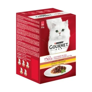 Gourmet Mon Petit Seleção com Aves 6 x 50gr