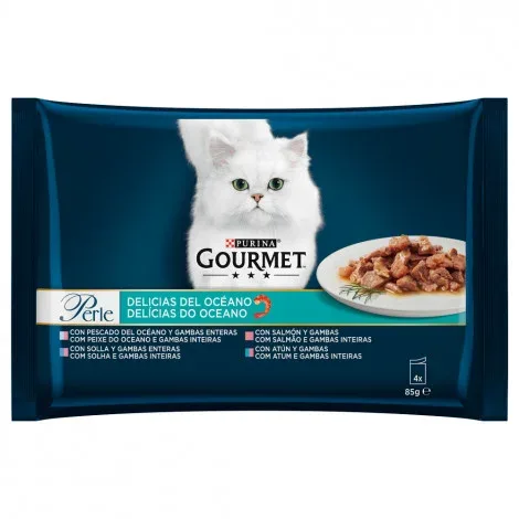 Gourmet Perle Delícias do Oceano – Alimento húmido para gato