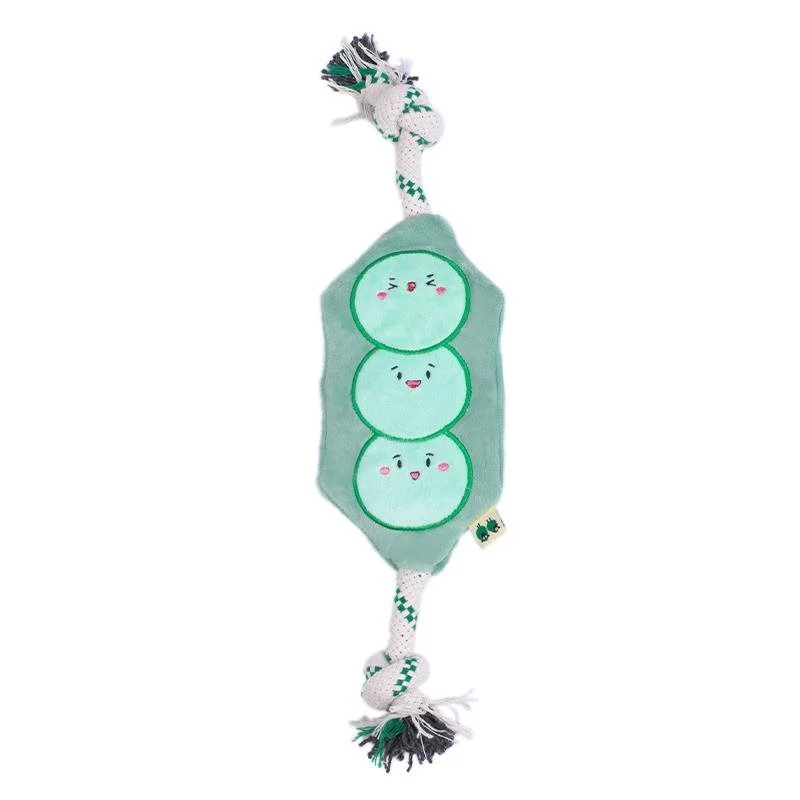 Green Sheep Peluche Ervilha Sem Enchimento com Apito para Cães 45cm