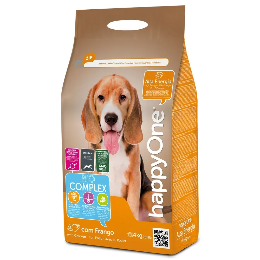 happyOne Alta Energia – Cão Adulto Ativo – Frango