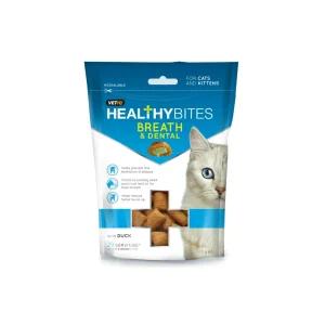 Healthy Bites Gato - Snacks H谩lito e Dentes 65g