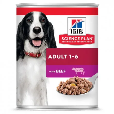 Hill’s Adult – Alimento em patê para cão adulto – Vaca – Quantidade: 370 g