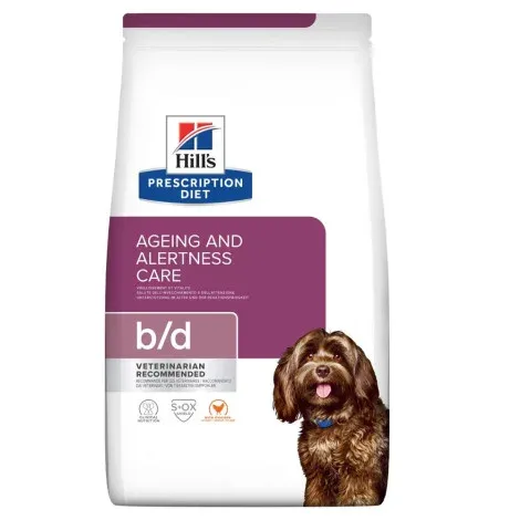 Hill’s PD Brain Aging Care b/d – Ração seca para cão para fortalecer o cérebro – Quantidade: 12 kg