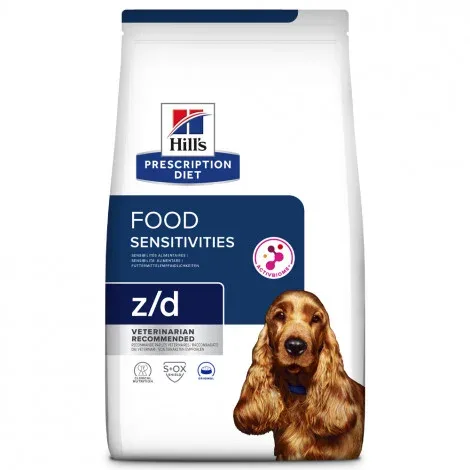Hill’s PD Food Sensitivities z/d – Ração seca para cão com sensibilidade alimentar – Quantidade: 10 kg
