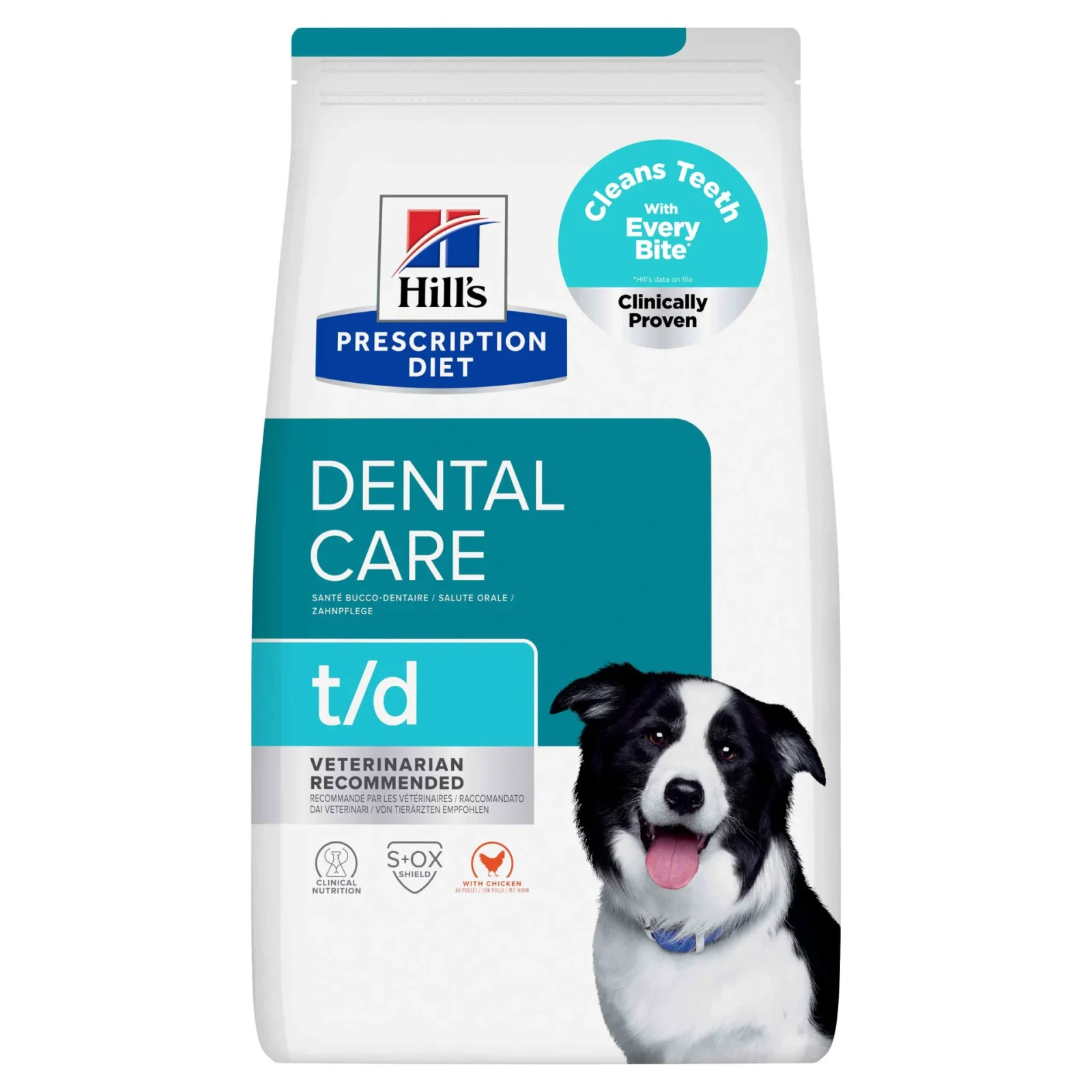 Hill’s Prescription Diet Canine t/d Dental Care – Alimento seco para cães