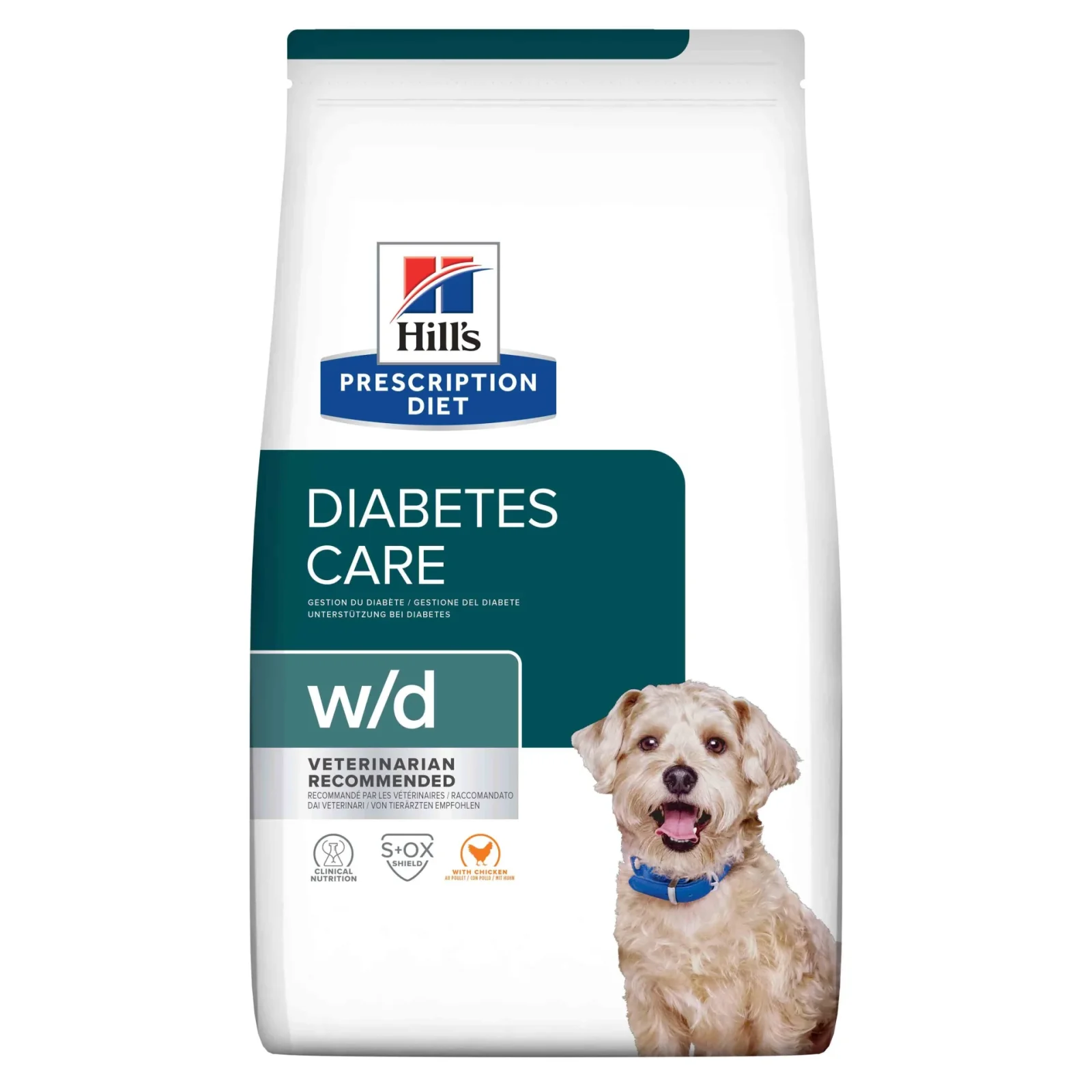 Hill’s Prescription Diet Canine w/d Diabetes Care – Alimento seco para cães