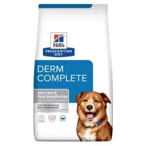 Hill’s Prescription Diet Derm Complete com arroz e ovo