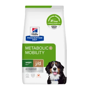 Hill's Prescription Diet J/D Metabolic + Mobility Frango ração para cães