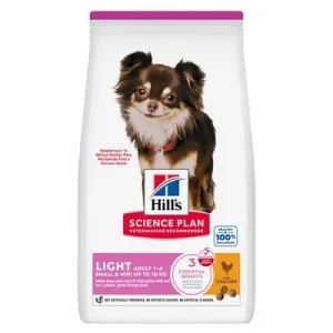 Hill's Science Plan Adult 1-6 Light Small & Mini com frango
