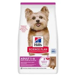 Hill's Science Plan Adult 1-6 Small & Mini com cordeiro e arroz