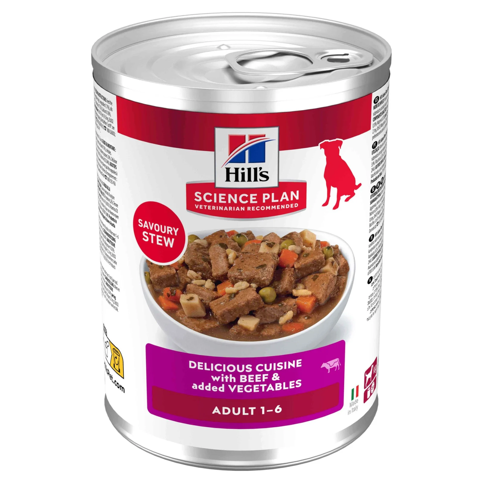 Hill’s Science Plan Adult Guisado com Vaca e Vegetais – Alimento húmido para cães adultos - Image 2