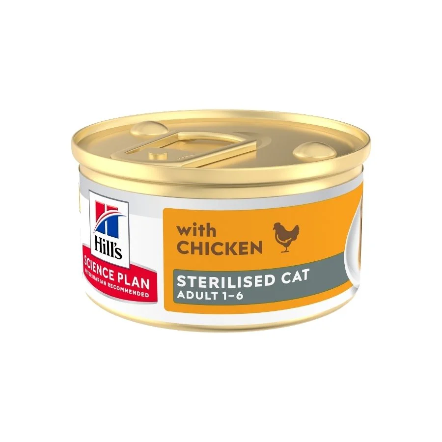 Hill's Science Plan Adult Sterilised Mousse de Frango para gatos - Image 2