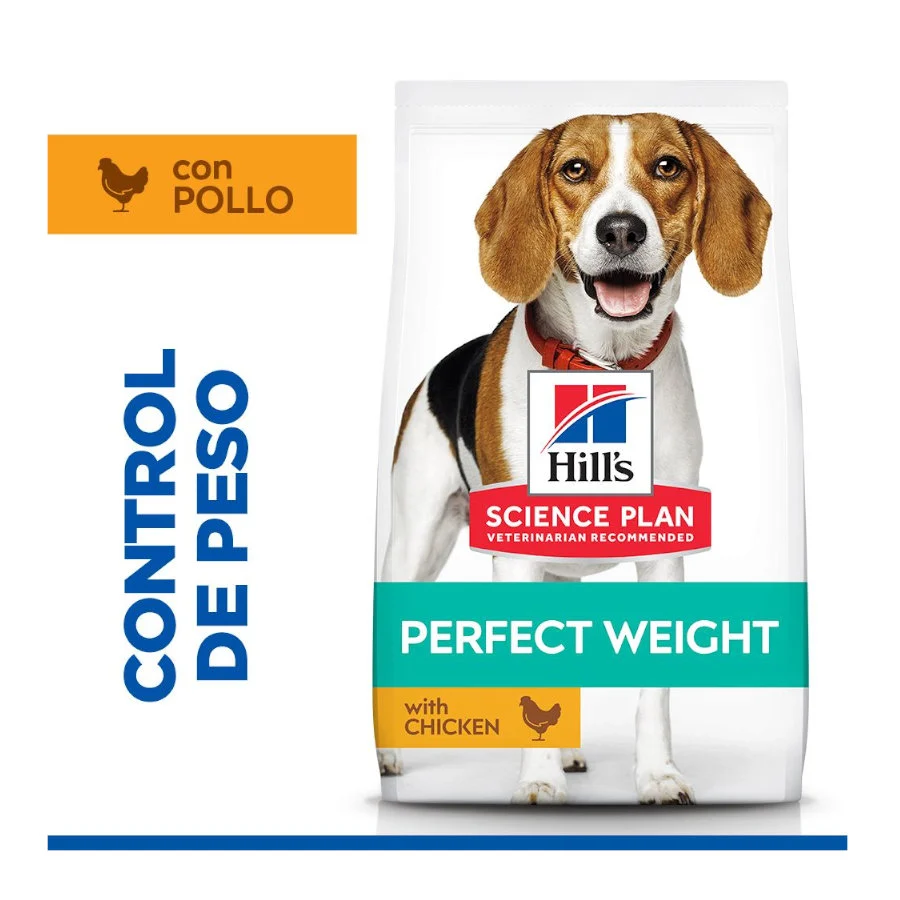 Hill's Science Plan Perfect Weight Adult Medium Frango ração para cães - Image 2