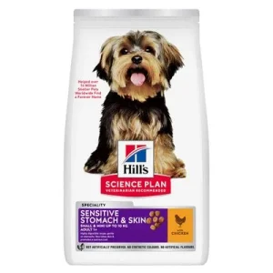 Hill's Science Plan Sensitive Stomach & Skin Adult 1+ Small & Mini frango