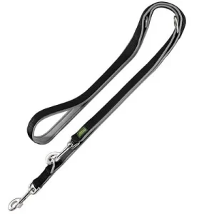 Hunter trela de neopreno preto/cinza