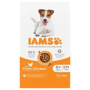 IAMS Advanced Nutrition Senior Small & Medium Dog 8+ com frango