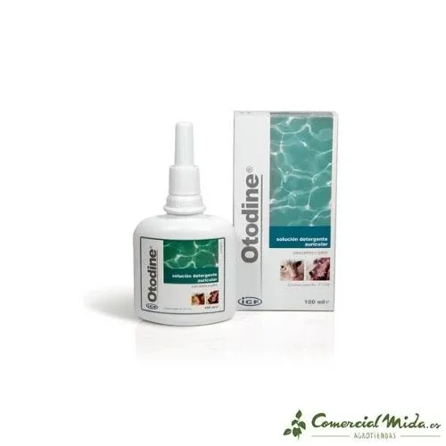 ICF Otodine 100 ml limpador de ouvido para cães e gatos