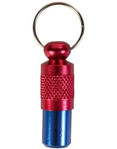 Identificador Metal Azul/Vermelho