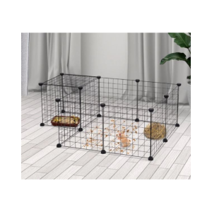 Jaula metálica para animais pequenos – 106 x 73 x 36 cm