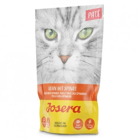 Josera – Alimento em patê para gato adulto – Frango com espinafres – Quantidade: 85 g
