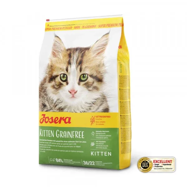 Josera Kitten Grainfree – Ração seca sem cereais para gatinho